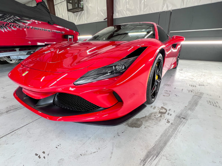 Ferrari F8 Tributo Gets Detailed and a Ceramic Coating